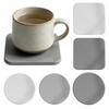 Diatomite Coaster for Table Bathroom Quick-Dry Water Absorbent Mat Heat-Resistant Non-Slip Reusable Dining Table Coasters for Cups