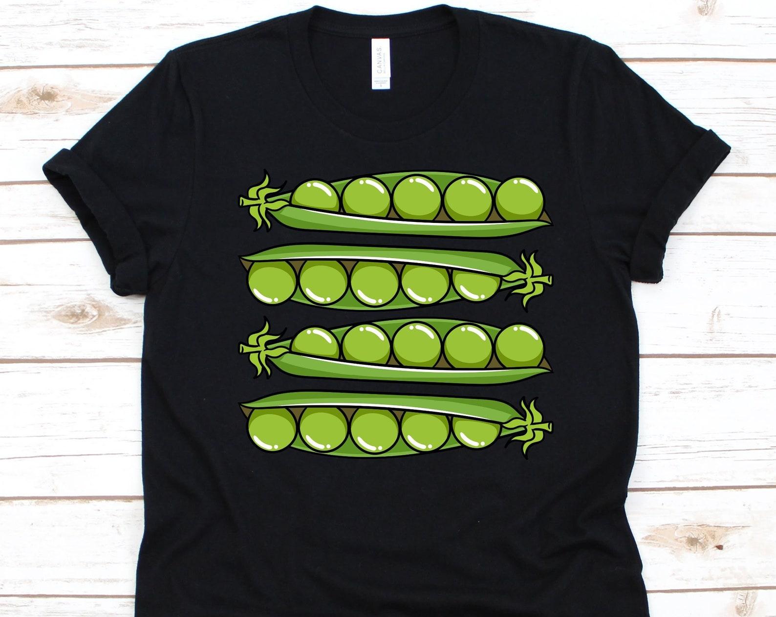 Green Pea Pods Shirt, Gift For Green Peas Lovers, Pisum Sativum, Green Peas Design, Vegetable, Vegetable Lovers, Vegetarian, Garden Peas 2XL