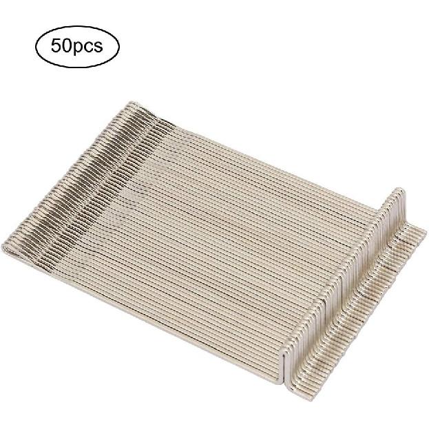 50Pcs Knitting Machine Needles Set, Steel Replacement Needles for LK100 LK150 KH360 Knitting Machines Fabric Weaving Yarn Projects Home Knitting