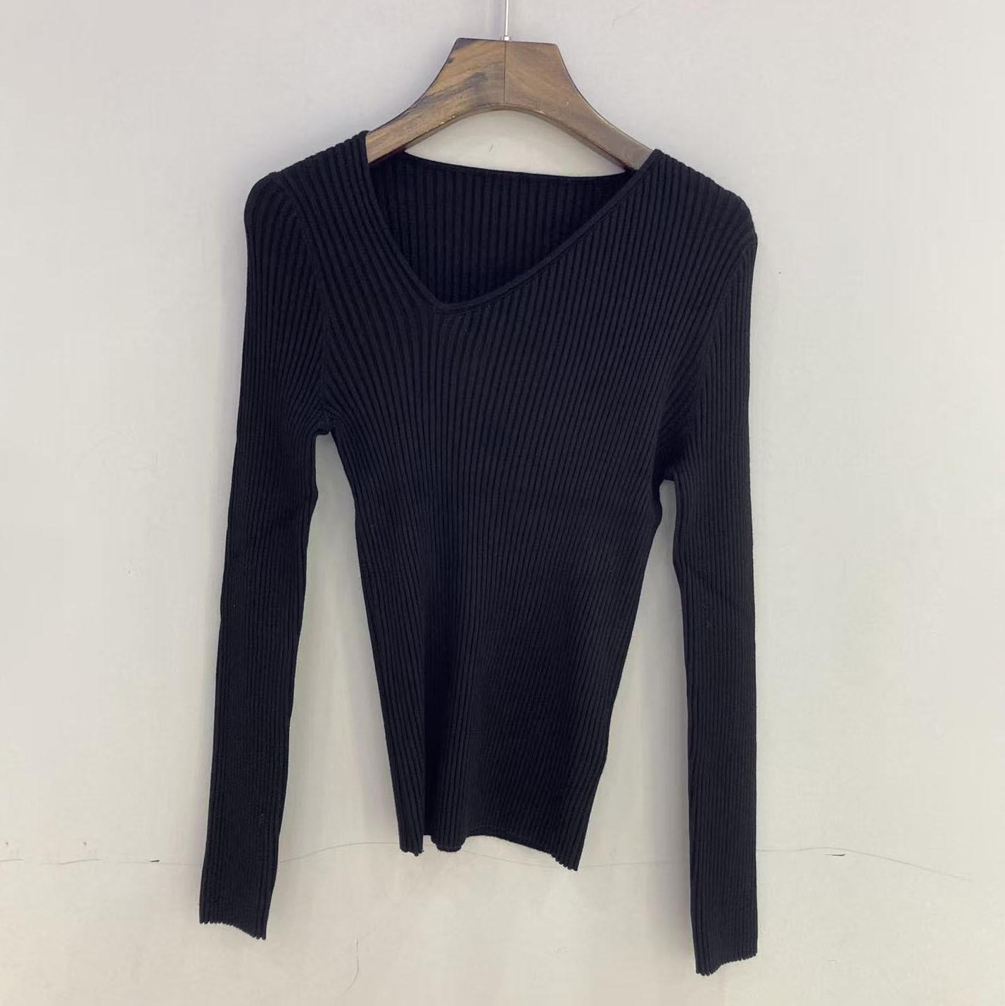 

Nanyou Women s Luxury Asymmetrical Wool Sweater - Autumn 25 Collection 8 чорний