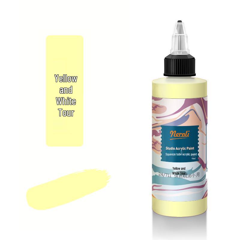 500ml Acrylic Pigment Squeeze Bottle - Traditional Macaron Morandi Colors