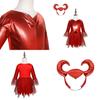 Halloween Red Bull Dämonenkostüm für Mädchen Weicher Polyesterstoff Europäischer und amerikanischer Stil Ideal für Cosplay und Kostümpartys