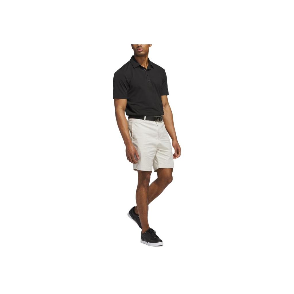 Adidas Ultimate365 Golf Twistknit Tour Fashion Simple Soft Versatile Short Sleeve Polo Shirt Men tops Black JN9081