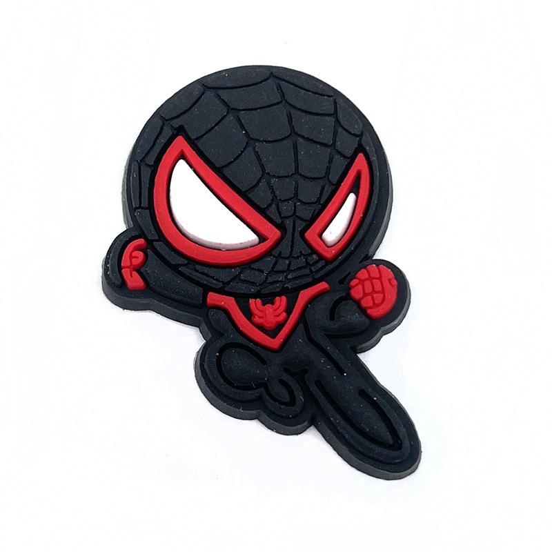 Spider-Man Student Pen Clip Accessories: Soft Rubber PVC Detachable Ornament