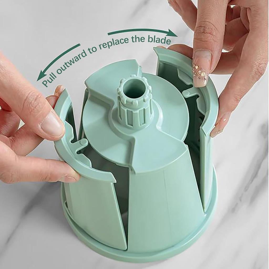 5 In 1 Rotary Cheese Grater Vegetable Slicer for Kitchen, Potato Ricer Microplane, Carrot Shredder Tool-Food Shredders with 5 Sets Interchangeable