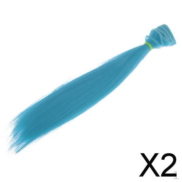 2x 25cm Fashion Dolls DIY Making Hairpiece for All Accessories