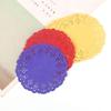 CCINEE Lace Paper Decorative Coasters (6 Colors, Approx. 120 Count)