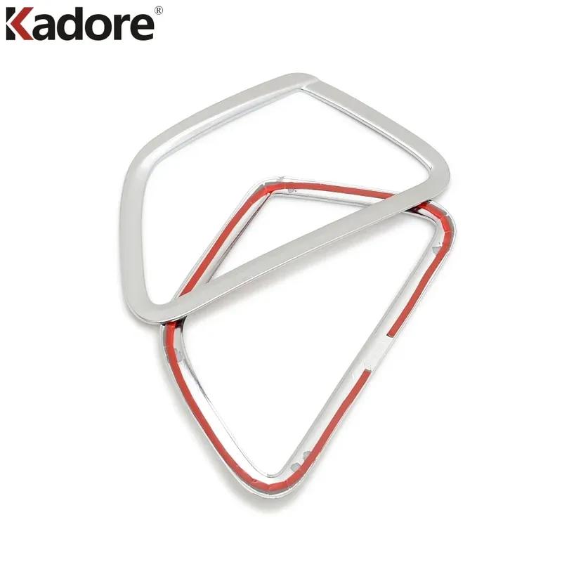 Front Fog Light Lamp Cover Trim For Ford Ecosport 2013 2014 2015 2016 Chrome Car Head Foglight Foglamp Bezel Trims Accessories