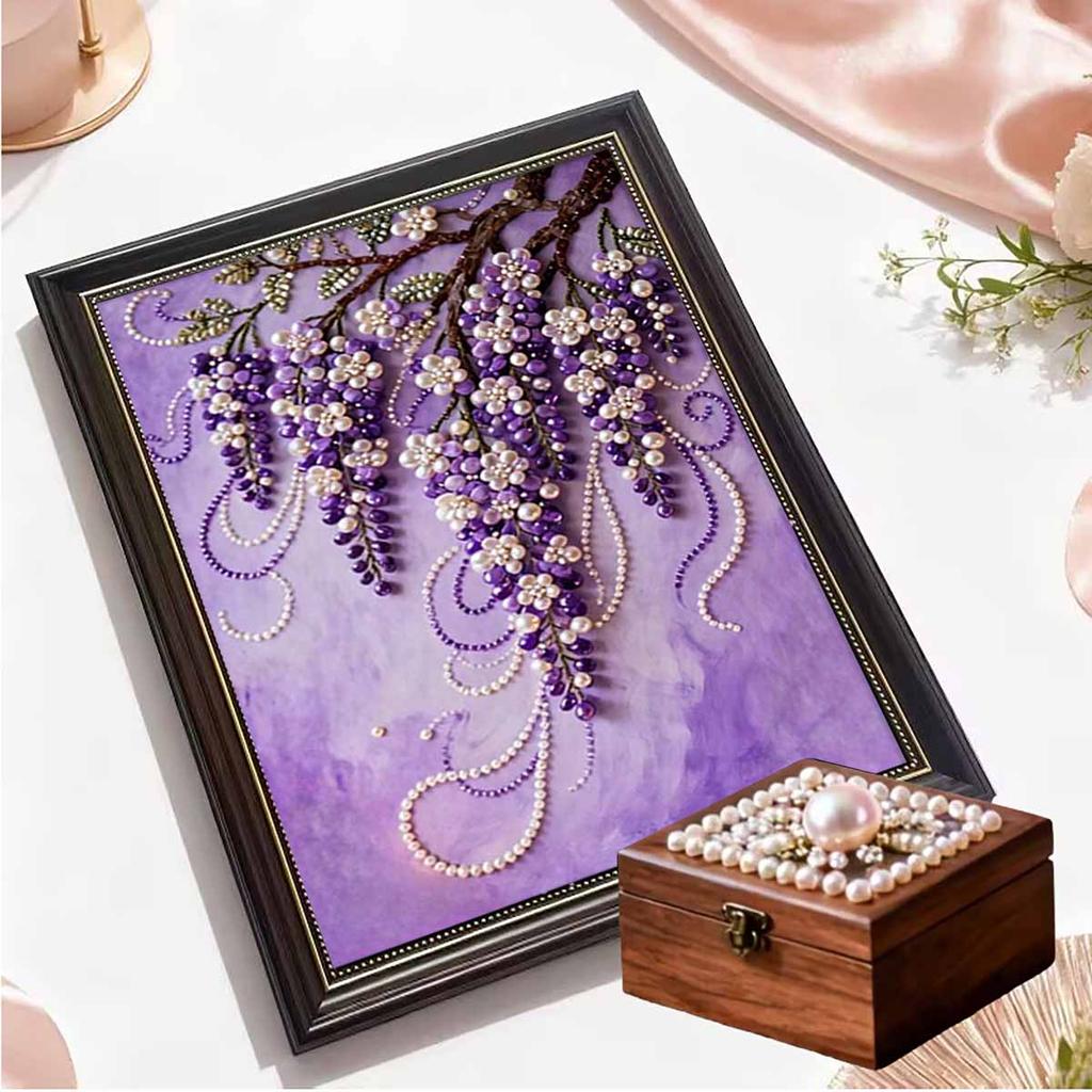 DIY Fruits Pearl Art Painting for Home Wall Decor Pearl Gem Paintings Picture Arts Craft  for Adults/Beginners Gift Idea Home Decor Without Frame