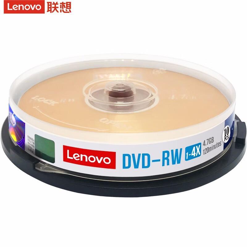 Lenovo 4.7GB 1-4x Rewritable DVD Discs (10-Pack)
