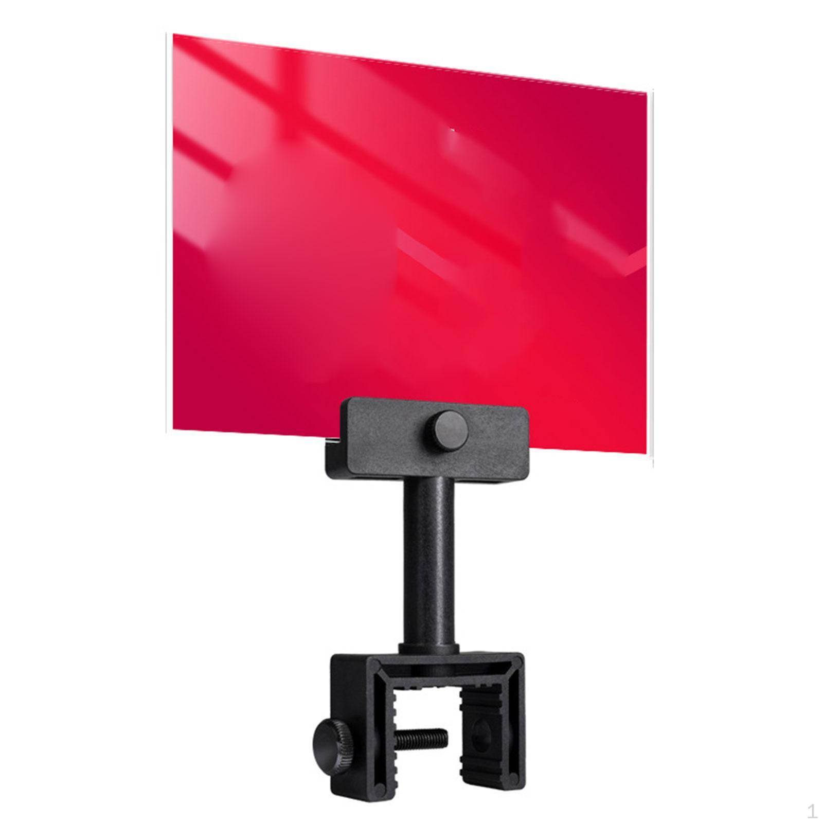 

Держатель таблички Зажим Таблички для товаров Многофункциональная Торговая стойка для одежды для магазина Супермаркет чёрный