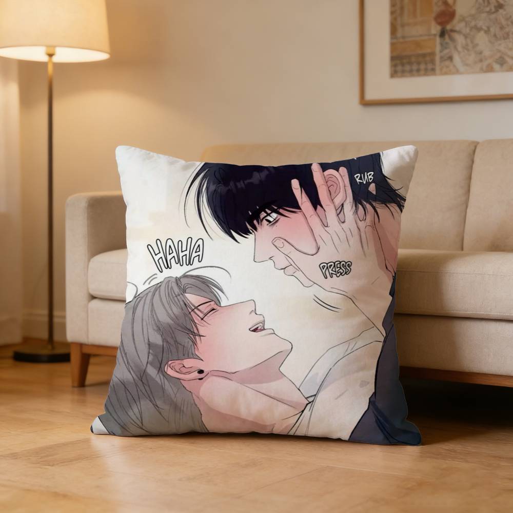 Unsleep Bl Anime Comic Pillow Case for Sofa Living Room Home office Decor Protective Cover