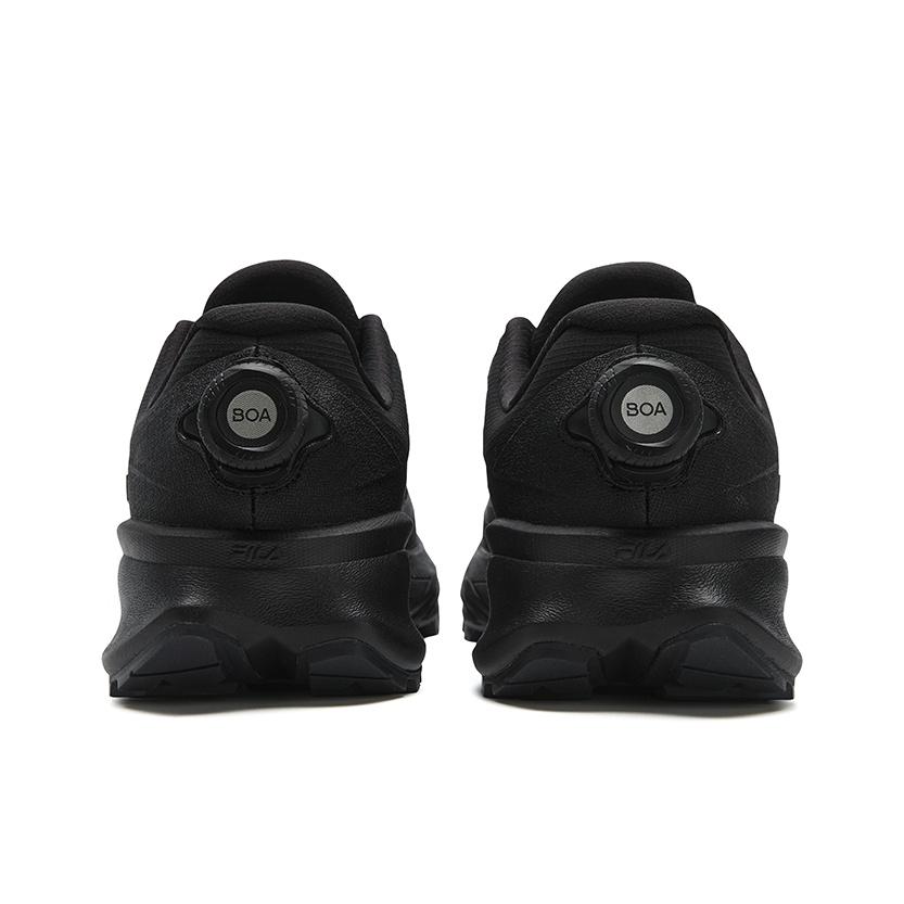 FILA Lynx Boa 3+ Outdoor Shoes Personality Trendy Simple Classic Durable Wrap Running Shoes Women sneaker Black A12W541207FBB