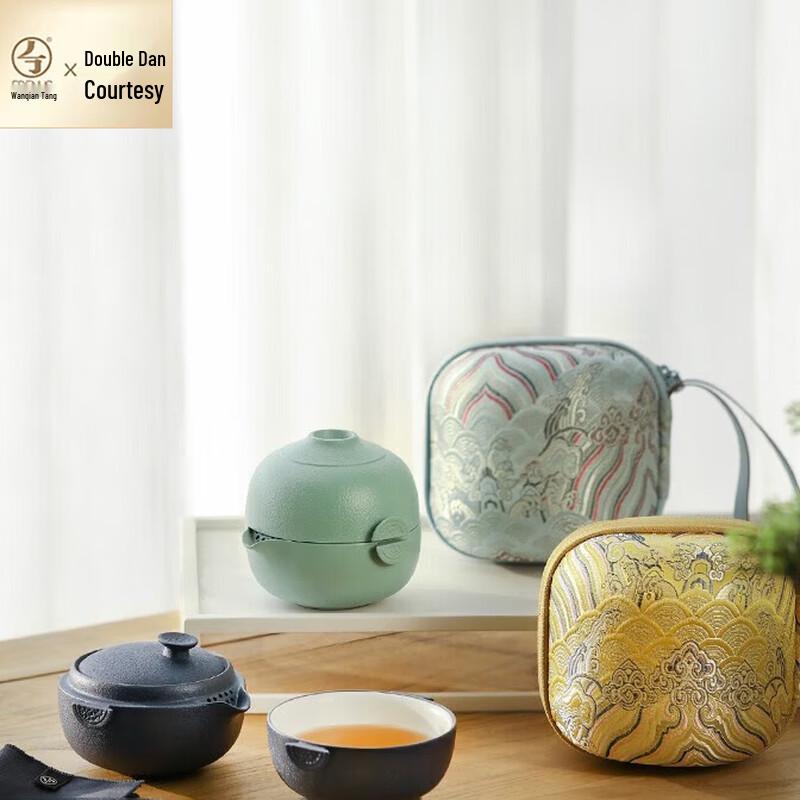 Edenus High-End Portable Ceramic Travel Tea Set