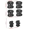 6Pcs Kids Knee Pad Elbow Pads Guards Protective Gear Set for Roller Skates Cycling Skateboard Inline Skatings Scooter