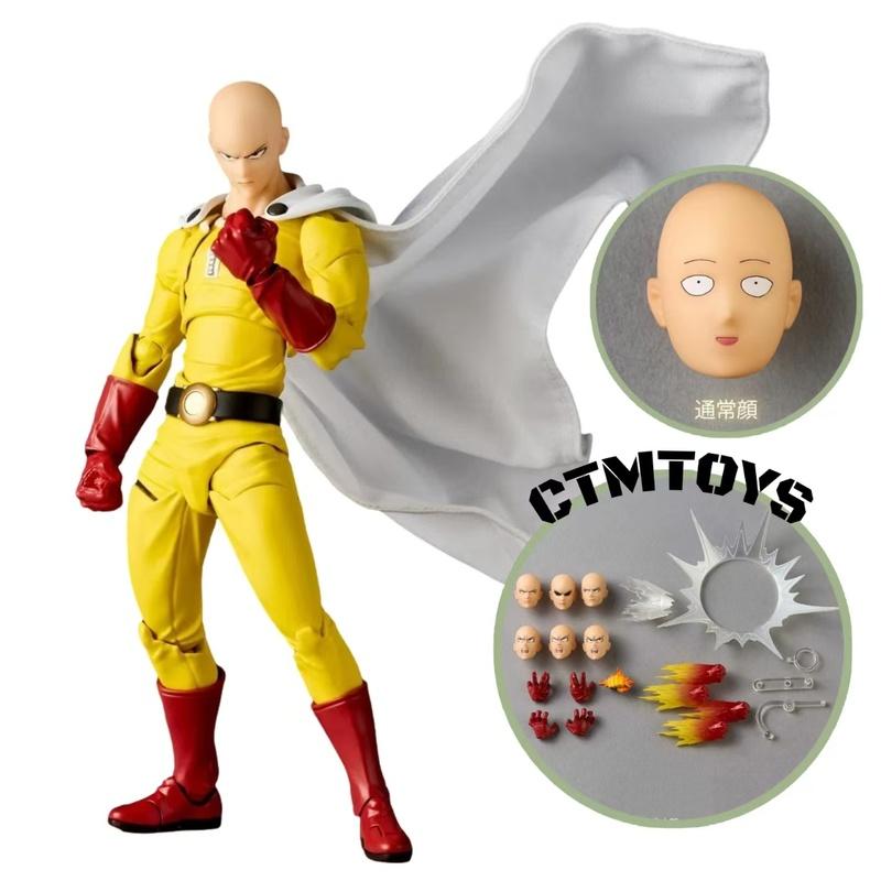 

One Punch Man Сайтама Amazing Yamaguchi Revoltech Сайтама В наличии Аниме Фигурки для Коллекционирования Модели Игрушки Рождественские Подарки