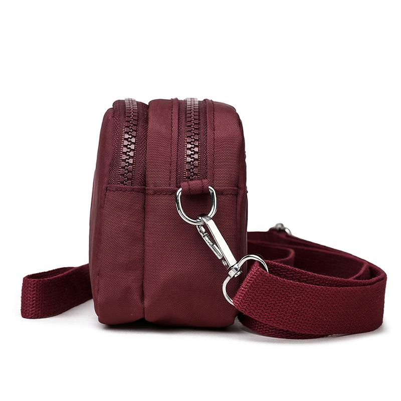 Fashion Portable Women Makeup Bag Coin Purse Three Zipped  Wallet Big Capacity Phone Pouch