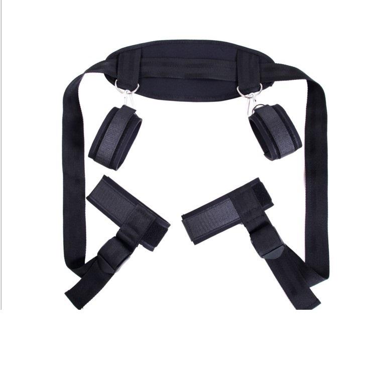 Équipement de Bondage d'esclave érotique, jouets sexuels pour femmes et Couples, menottes de cou et de cheville pour jambe ouverte, Bondage BDSM pour homme SM