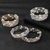 Open pearl rhinestone bracelet, multi-layer ethnic style bracelet bride elastic diamond bracelet women