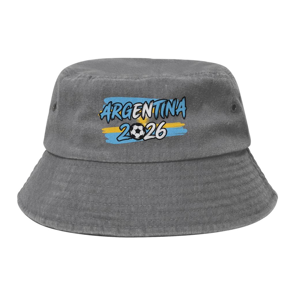 Cappello a Secchiello da Donna Partita Calcio Argentina Copricapo Pesca Pescatore Cappello Unisex USA Canada Messico Cappello Boonie Compleanno