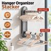 Double Layer Clothes Rack Organizer Telescopic Clothes Hanger Storage  Home Use