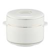 450ml Gold Rim Ceramic Double Boiler Stew Pot