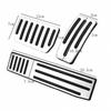 Car Foot Pedal Pads Covers for Tesla Model X For Tesla Model S Inner Accessories Aluminum Alloy Accelerator Brake Rest Pedals
