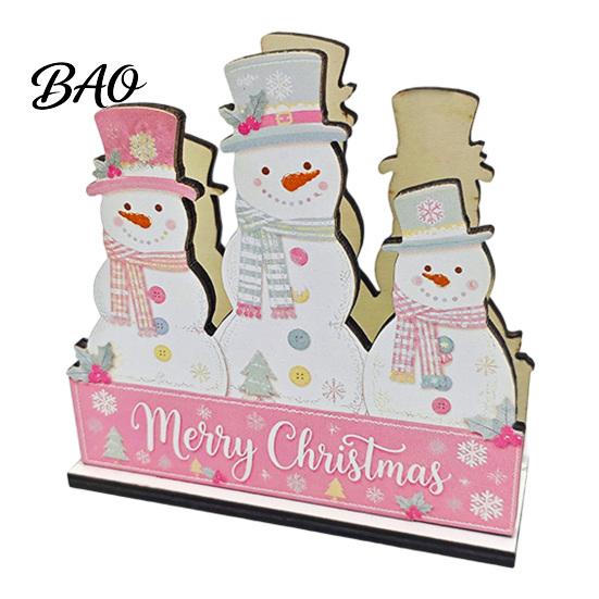 Christmas Tree Paper Towel Holder Theme Wooden Napkin Holder, Decorative Holiday Stand, Festive Dining Table Organizer HD UV Printing for Kitchen