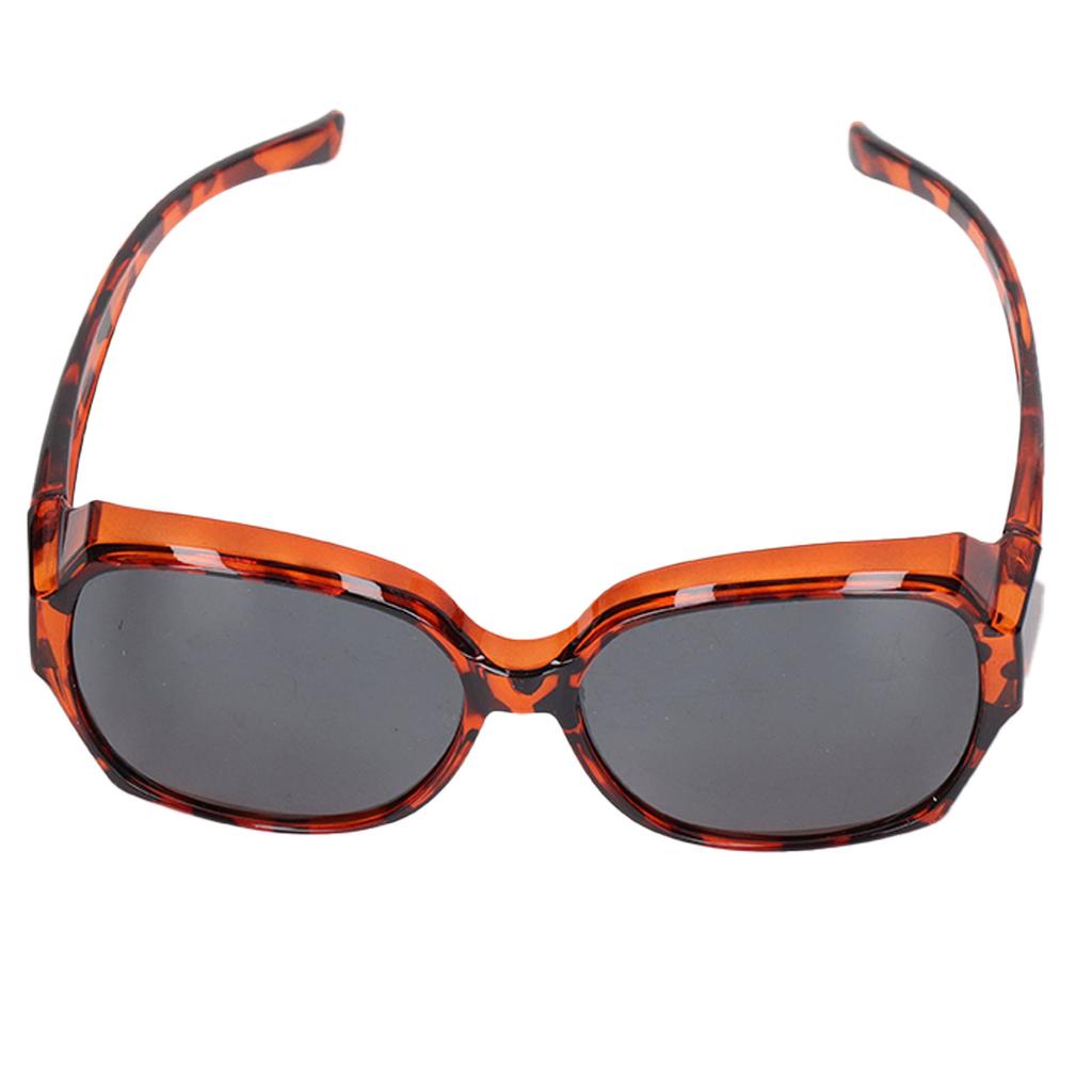 UV Protection Glasses Amber Anti Slip Lightweight Frame Polarized Sunglasses for Myopic Crowd