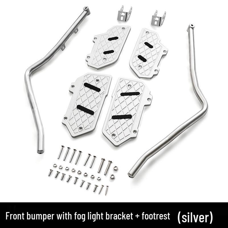 Aluminum Alloy Anti-slip Foot Pegs with Anti-fall Bumper for Yamaha TMAX560