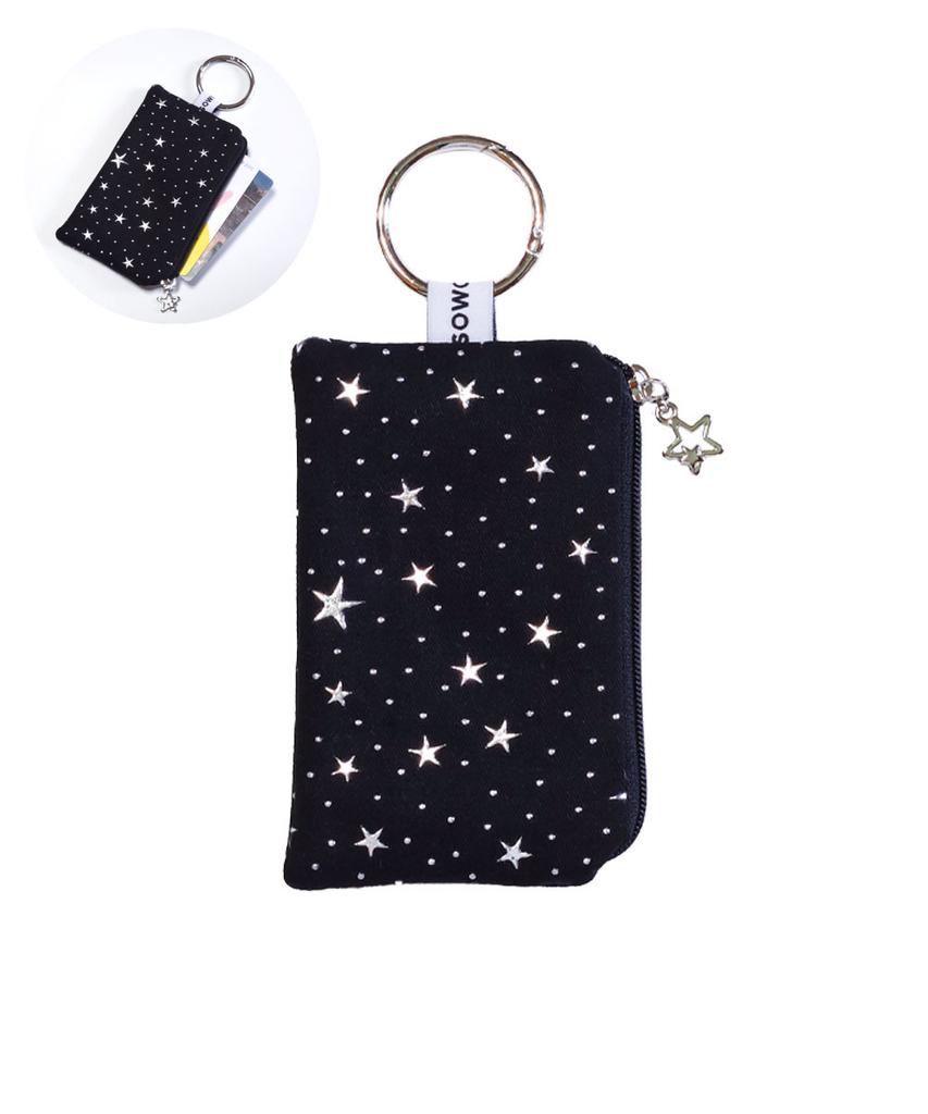 Soworlian O-Ring Zipper Card Pouch_Starry Night