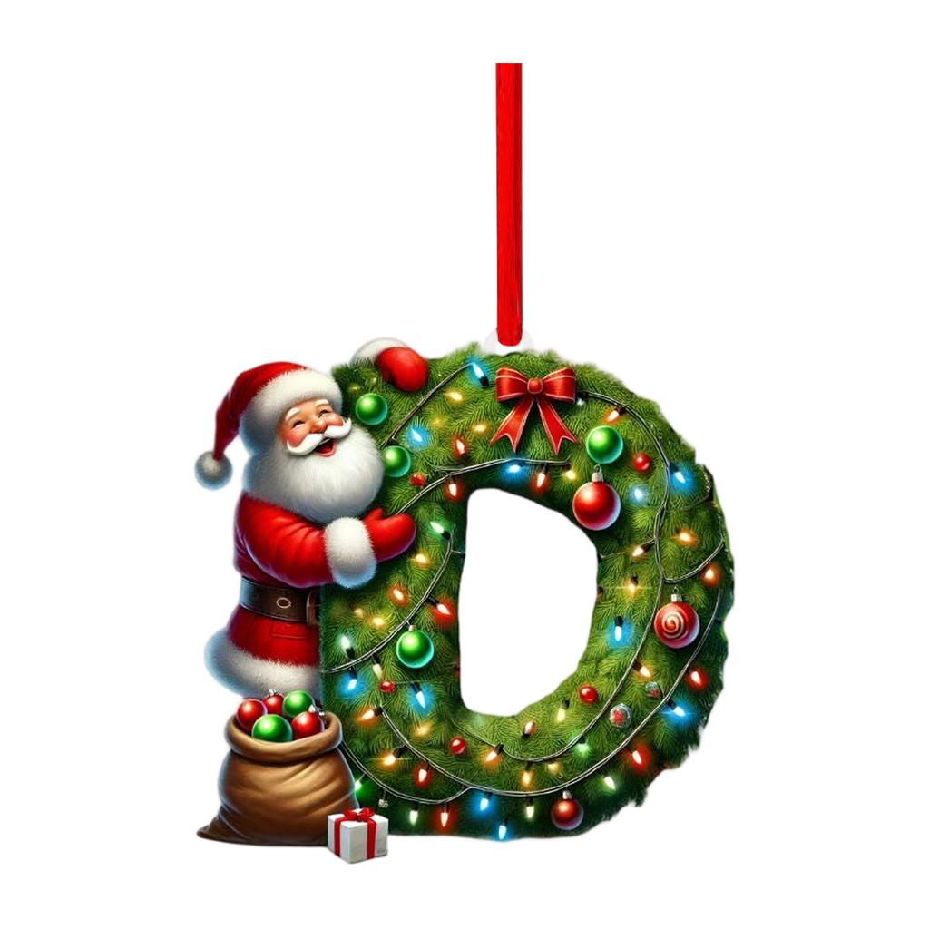 26 Letter,Christmas,Ornaments,Acrylic,1