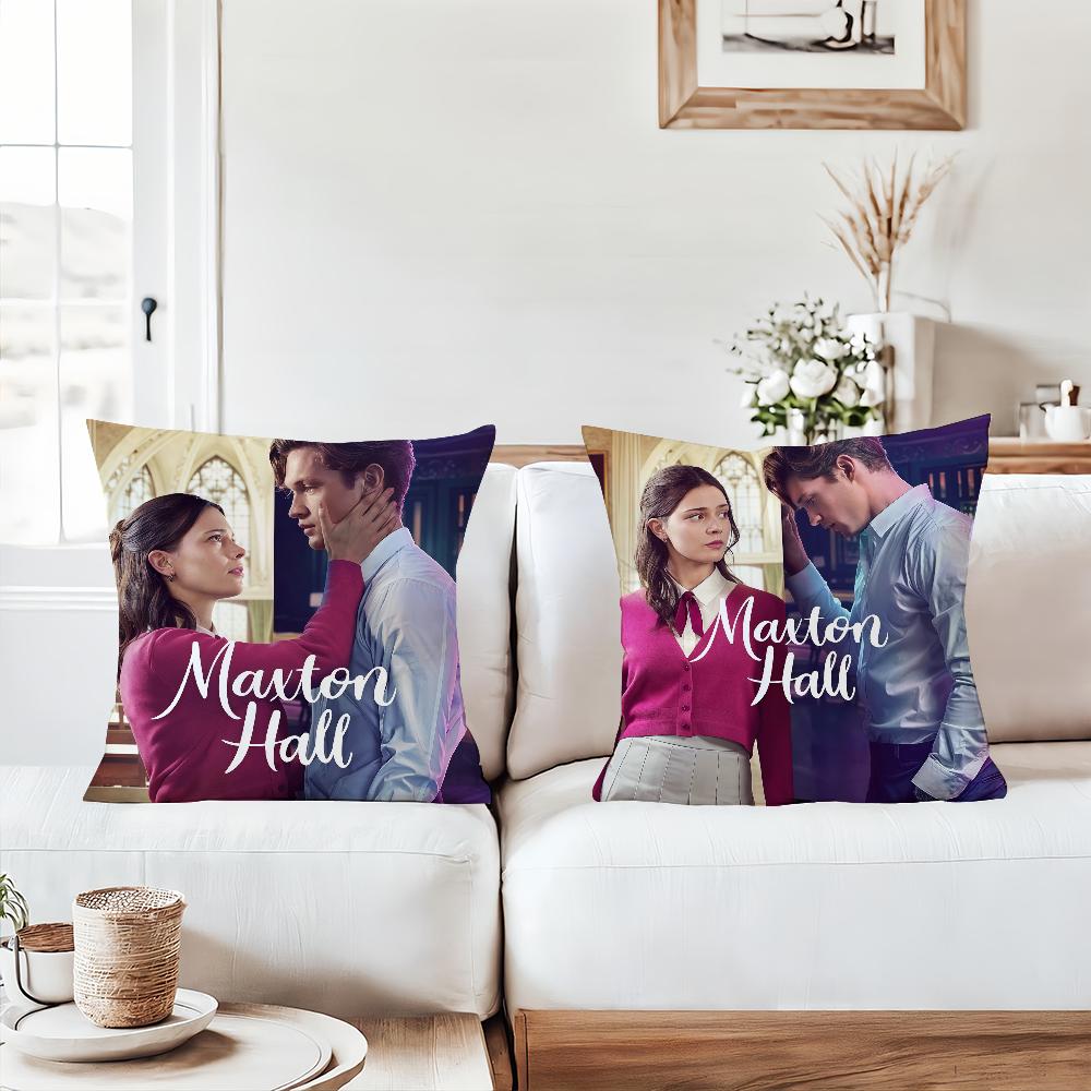 Romance Tv Series Maxton Hall Pillow Case Office Cushions Suitable For Sofa Car Bedroom Decorative Cushion Cover