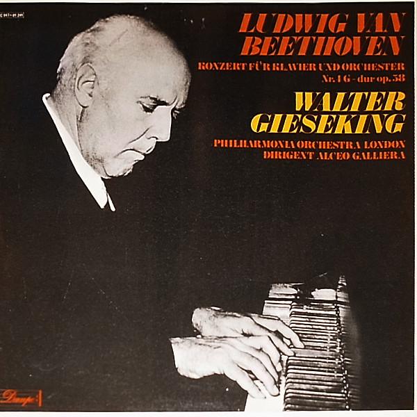 LP Record LUDWIG VAN BEETHOVEN , WALTER GIESE - Konzert Für Klavier Und Orchester N 1C04701241 Dacapo Germany Classical Used