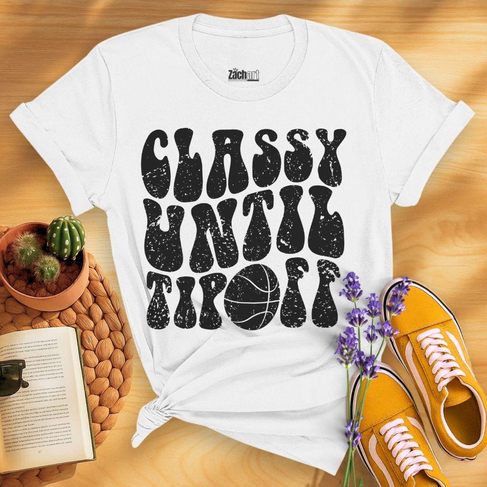 Classy Until Tipoff Shirt, Basketball Mom Game Day Shirt, Cute Basketball Mom Shirt, Trendy Basketball Shirt, Basketball Womenshirt S