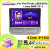 Android Car Multimedia Player For Fiat Punto 2005-2012 Linea 2007-2012 GPS Navigation CarPlay 4G Head Unit Stereo Video Player