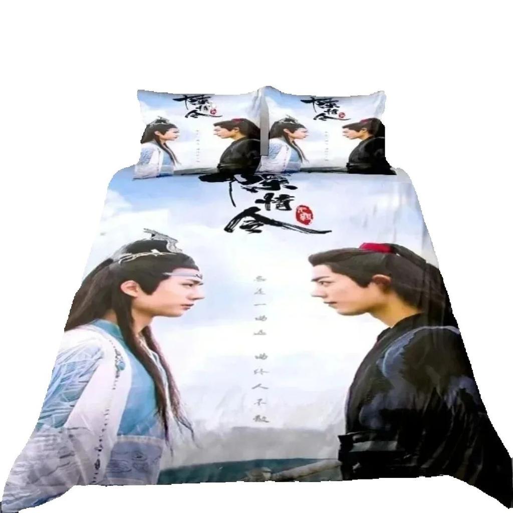 The Untamed Drama Bedding Set Xiao Zhan Wang Yi Bo Bedding For Boy Girl Set Home Decoration Single Twin Full Queen King Size