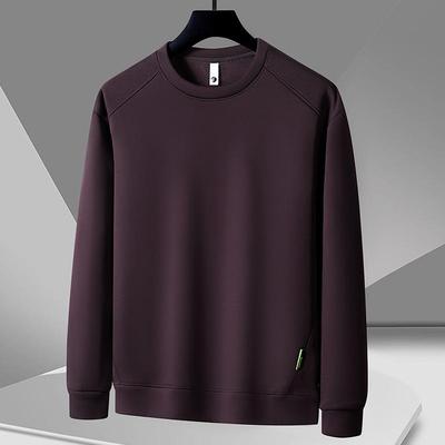 Men's Coral Fleece Warm Hoodie - Stylish Round Neck, Thickened Plus Velvet, Perfect for Autumn and Winter, Suited for Middle-Aged and Young Adults.