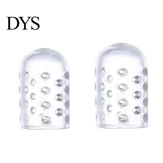 Finger Toe Covers 30Pcs Silicone Nail Protectors Breathable Anti-Friction Caps with Holes Men Soft Cap Women Corns Blisters Pain Relief Guards Blister
