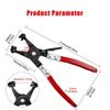 Anti-Rust Treatment Bendable Hose Clamp Tool Pipe Clamp Tool  Home DIY Vehicle maintenance
