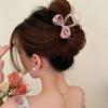 Headwear Shark Clips Handmade Grab Clip Temperament Bow Hair Clip  Women
