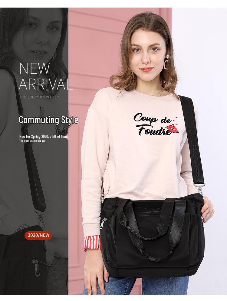 Nylon Trendy Fashion Handbag: Large, Casual Versatile Crossbody & Travel Shoulder Bag for Ladies