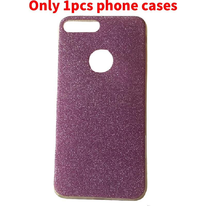 Glitter Silicone Clear Tpu Mobile Phone Cases For Iphone 5 5s 6 6s 6plus 7plus 7