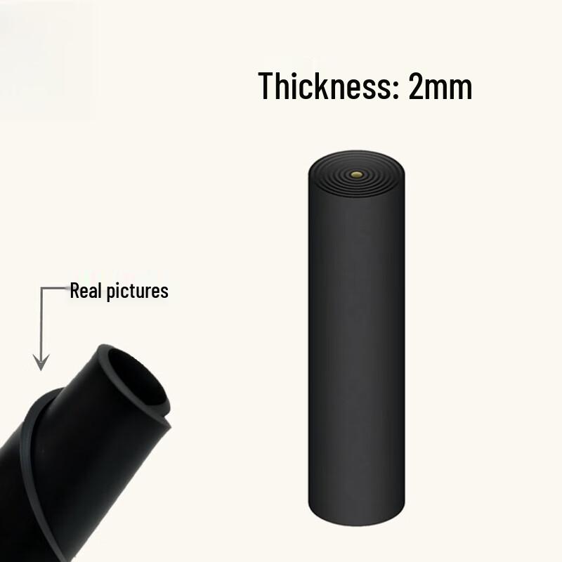 Eco-Friendly Anti-Slip Rubber Desk Mat 0.18m x 0.22m x 2mm