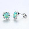 PAG&MAG S925 Silver Opal Zircon Fashion Earrings for Women