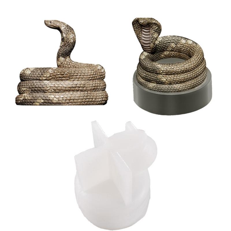 for  Candlestick Epoxy Resin Mold  Snake Shaped Candle Holder Silicone M