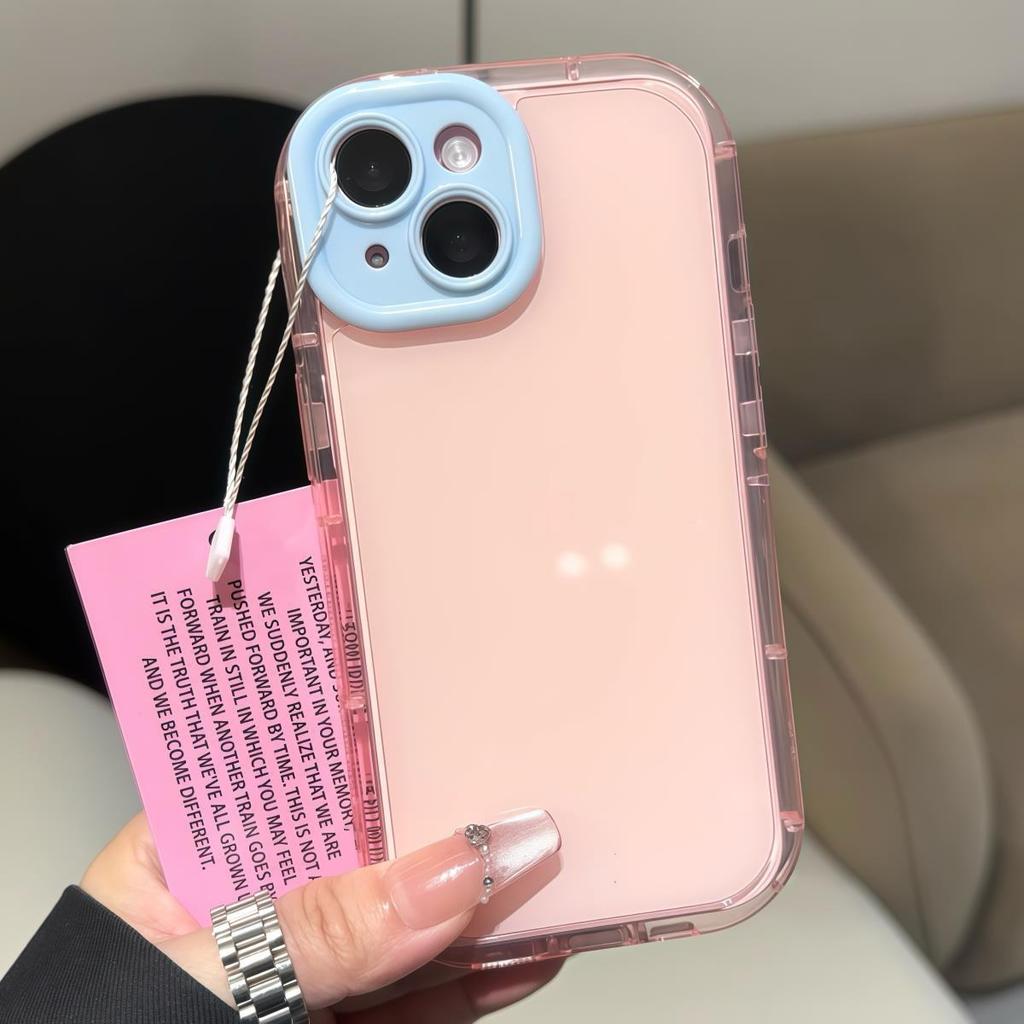 Luxus Bonbonfarbe Handyhülle Für iPhone 12 13 14 15 16 Pro Max Stoßfeste Rückseitenhülle Abdeckung