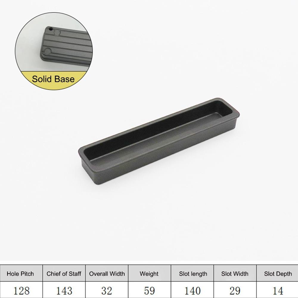 Aluminiumlegierung Eingebauter Schranktürgriff Multifunktional Gold Schwarz Grau Eingelassener Griff Möbelbeschläge Einbau-Design