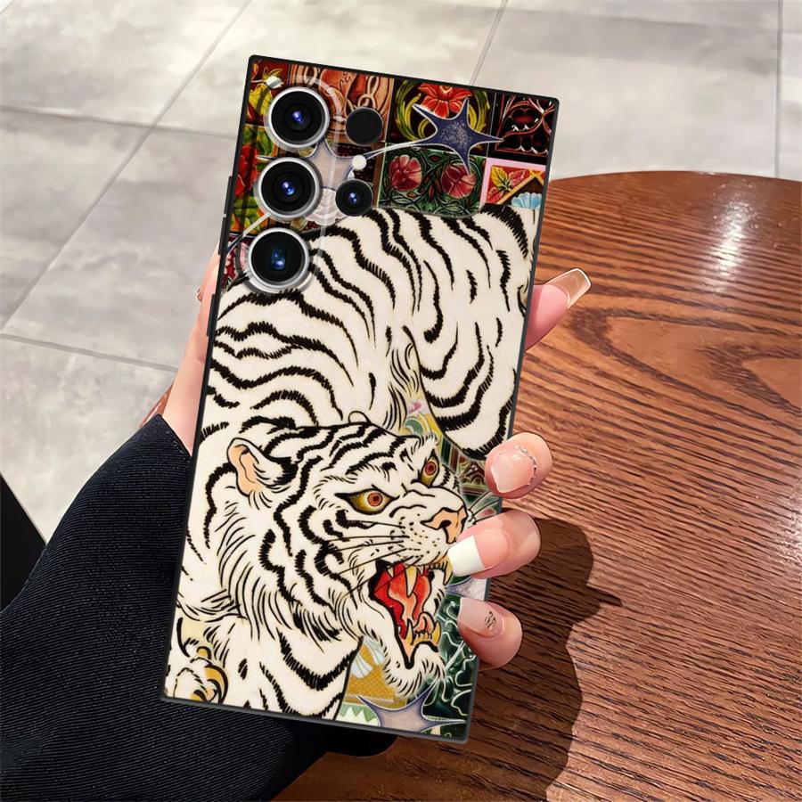 Cool Tiger Leopard Funda Phone Cover Case for Samsung Galaxy S26 S10 S9 Note 20 Ultra 8 9 10 S23 S20 S24 Plus S21 FE S25 Ultra