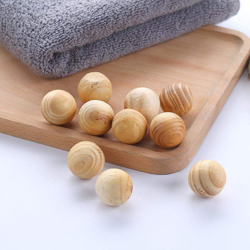 Imitation Camphor Wood Ball Wooden Ball Instead of Mothball Mothball 5 Packs